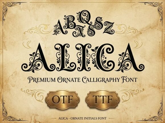 Alica: Victorian Elegance in Every Letter