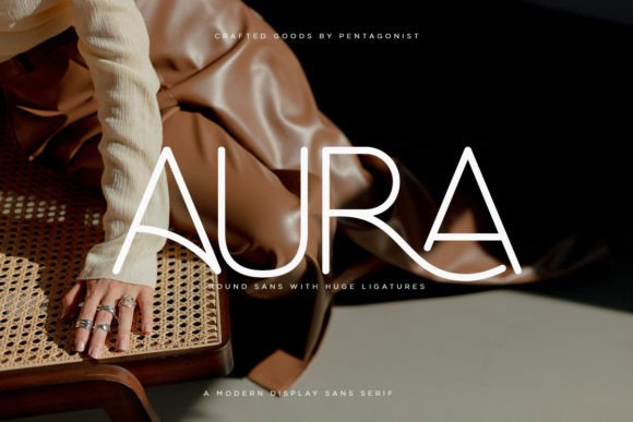 Aura: A Modern Round Sans-Serif Font
