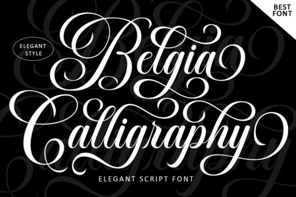 Belgia Calligraphy: Where Timeless Elegance Meets Modern Typography
