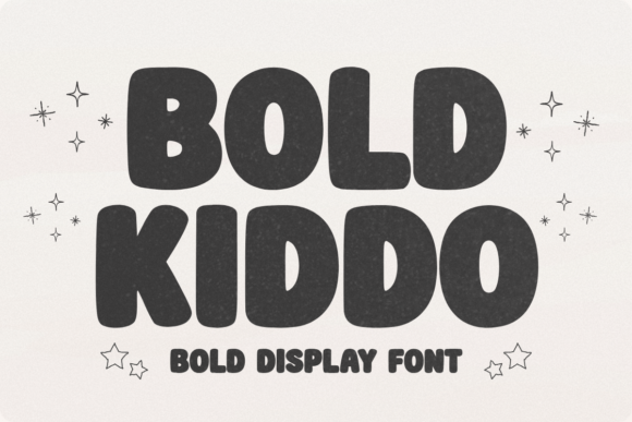 Bold Kiddo: The Playful Chunky Font That Brings Joy to Every Craft Project