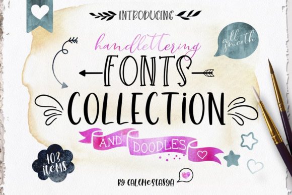Handlettering Fonts Collection: A Creative Toolkit for Modern Designers and Small Businesses