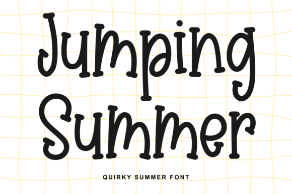 Jumping Summer: A Playful Handwritten Font