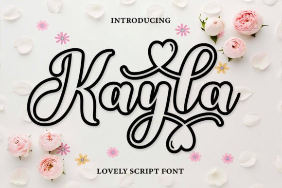 Kayla Outline: The Handwritten Font That Brings Warmth, Flexibility, and Artistry to Every Design