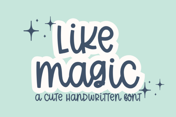 Like Magic: A Handwritten Script Font for Creative Impact