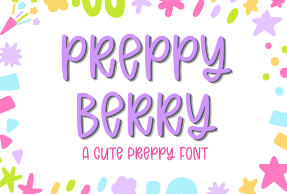 Preppy Berry: A Playful Handwritten Font