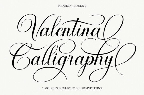 Valentina Calligraphy: Elegant Script, Modern Impact